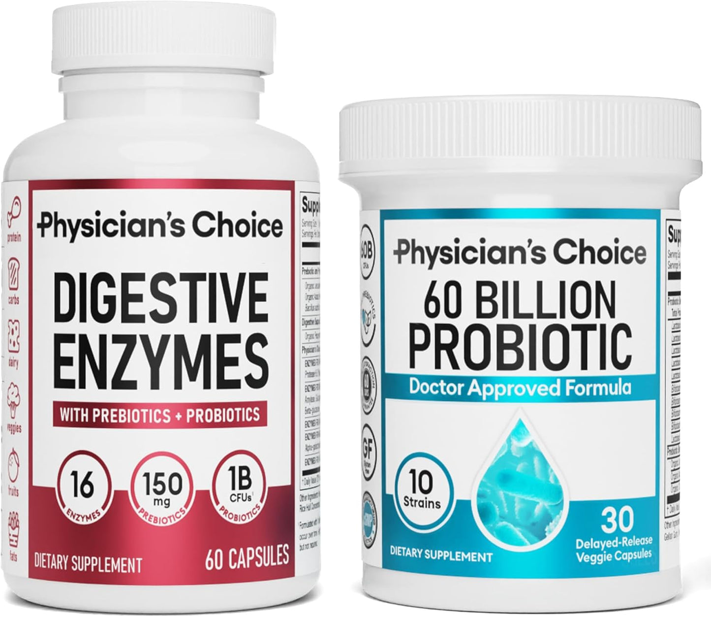 AXORA™  - DIGESTIVE ENZYMES 60CT + 60B PROBIOTIC 30CT