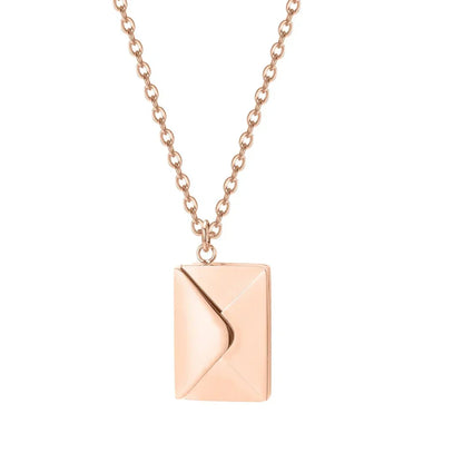 AXORA™   - ENVELOPE LOVE LETTER PENDANT NECKLACE